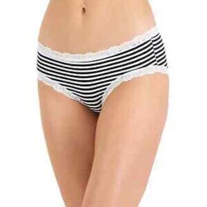 NWT Jenni Feeder Stripe Bikini with Lace Trim